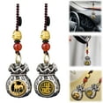 thumbnail image 1 of Chinese Zodiac Wealth Bag Pendant Charm For Daily Fortune Rotating God Of Wealth Bag Luck And Keychain For Good Fortune，A Zodiac God Of Wealth Bag Pendant （Clearance）, 1 of 9