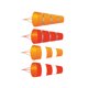 thumbnail image 1 of Manga de viento reflectante naranja, manga de viento Ripstop, para uso en meteorología, agricultura, exploración de petróleo y otros, 1 of 2