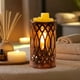 thumbnail image 1 of Lámpara de cera aromática | Lámpara de aromaterapia de hierro sin fuego | Calentador de velas decorativo con luz ajustable | Gran capacidad de almacenamiento de cera | Luz de noche para relajarse en, 1 of 7