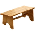 thumbnail image 1 of GOOHOCHY Wood Shower Stool Adult Chocolate Nonslip Footstool 1Pcs, 1 of 8