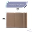 thumbnail image 3 of Funda Extra Sofá Cama Cozy queen size marron, 3 of 5