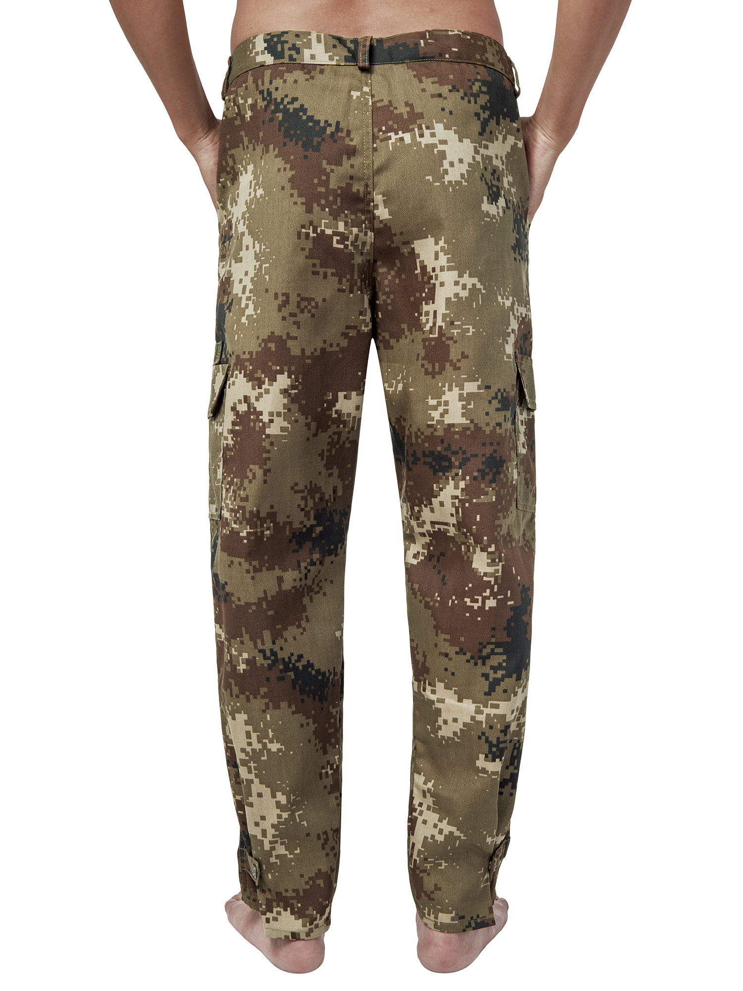 FOCUSSEXY Men Comfort Cargo Pant Tactical Combat Cargo Pocket Long Pants Work Wear Casual Bottoms Outdoor Camo Stretch Cargo Pants - image 4 of 7