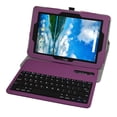 thumbnail image 2 of Labanema 10.1" Verizon Ellipsis 10 Bluetooth Keyboard Case, PU Leather Folio Stand Protective Case, Cover for 10.1" Verizon Ellipsis 10 (Purple), 2 of 6