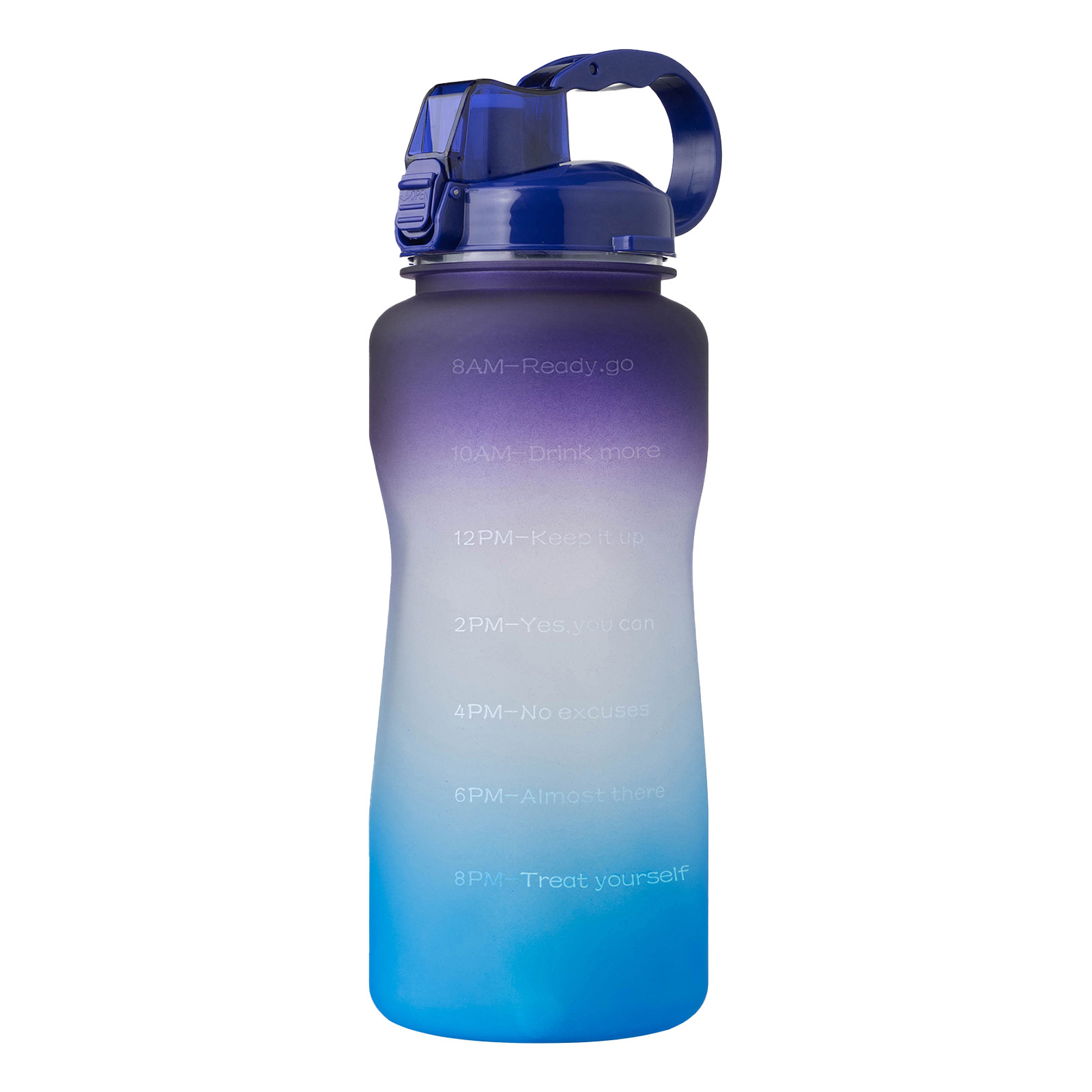 THLKIF Water Bottles with Straw, Water Bottle Bpa Free Innovative Gym Bottle with Times to Drink Motivational, Large for Sports Fitness Camping Water Jug (2200ml, 74oz)
