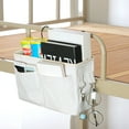 thumbnail image 4 of Opolski Hanging Storage Bag Bedside Book Magazine Phone Holder Pouch Organizer with Hook, 4 of 8