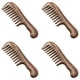 thumbnail image 1 of 4X Peine de Dientes Anchos de SáNdalo Peine de Madera de Dientes Gruesos PortáTil de Pelo Rizado Herramienta de Masaje Capilar Gruesa, 1 of 5