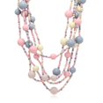 thumbnail image 2 of Litie Women Boho Necklace,Multilayer Colorful Handmade Tassel Wood Beaded Pendant Bib Necklace Jewelry, 2 of 4