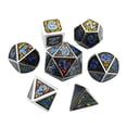 thumbnail image 1 of De Dados De Números Poliédricos De Metal De 7 Piezas Para Accesorios De s De RPG Party F Yotijar Juego de dados poliédricos, 1 of 6