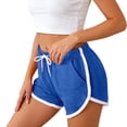 thumbnail image 2 of Athletic Running Shorts for Women Summer Casual Lightweight Elastic Waist Fitted Workout Gym Shorts with Pockets, 2 of 7