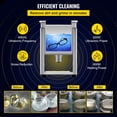 thumbnail image 3 of 15L Upgraded Ultrasonic Cleaner (600W Heater,360W Ultrasonic) Professional Digital Lab Ultrasonic Parts Cleaner with Heater Timer for Glass Dental Instruments Cleaning, 3 of 7