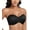Black, variant on Exerin Women's Strapless Bra Non Slip Underwire Unpadded Seamless Minimizer Bra(Beige,32DDD)