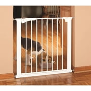 KidCo Command Pressure Mounted Dog Gate, White, 1.75L x 32W x 29.50H