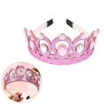 thumbnail image 4 of Tiaras de princesa BLESIY coronas de cristal Baroque accesorios Decoraciones rosado, 4 of 7