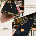 thumbnail image 4 of Square Case for Galaxy S22 Ultra, Cute Cases Full Camera Protection, Reinforced Corners TPU Cushion Shockproof Edge Bumper Cover Samsung Galaxy S22 Ultra 5G Phone Case [6.8 inch] -Brown, 4 of 7