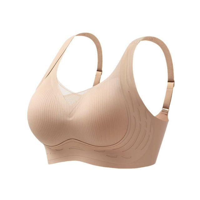 Timegard Soutiens-Gorge Sans Fil pour Femmes Couverture Complète Bretelles Réglables Soutien-Gorge Léger Fine Confortable Quotidien