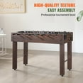 thumbnail image 6 of VEVOR Foosball Table, 48 inch Standard Size Foosball Table, Indoor Full Size Foosball Table for Home, Family, and Game Room, Soccer with Foosball Table Set, Includes 2 Balls and 2 Cup Holders, 6 of 9