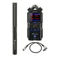 thumbnail image 2 of MKE 600 Shotgun Microphone - Bundle With Zoom H4n Pro 4-Channel Handy Recorder, Bespeco Right Angle XLR Cable, 1.5", 2 of 6