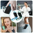 thumbnail image 7 of OPALESQUE 2 Pcs Travel Hair Brush, Folding Hair Brush with Mini Mirror, Compact Hair Brushes Hair Styling Tools for Gym, Trip, Purse, Swimming, green & blue, 7 of 7