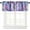 Style-7, variant on Vintage Bohemian Window Valances Colorful Floral Curtains Valance for Bathroom Kitchen Bedroom Living Room Decor with Rod Pocket 54" x 18" Purple Pink