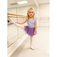 thumbnail image 5 of Aideaone Ballet Leotard for Girls Toddler Dance Dress Outfit with Skirt Ruffle Sleeve 3-8Y, 5 of 7