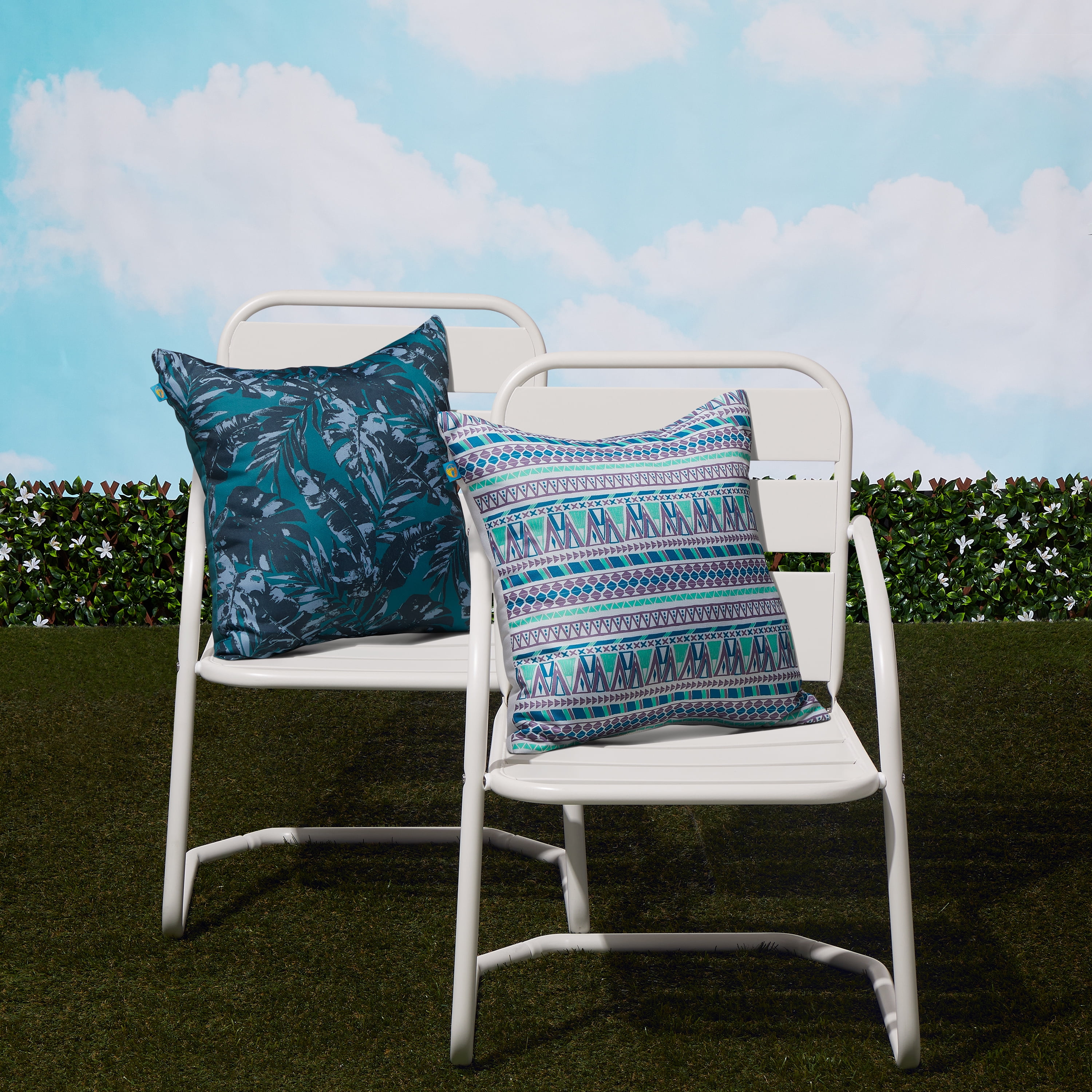 Classic Accessories POFP1818 18 x 5 in. Water Resistant Accent Pillows, Olympic Forest