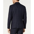 thumbnail image 2 of Dkny Men’s Modern-Fit Stretch Navy Windowpane Suit Separate Jacket, 2 of 4