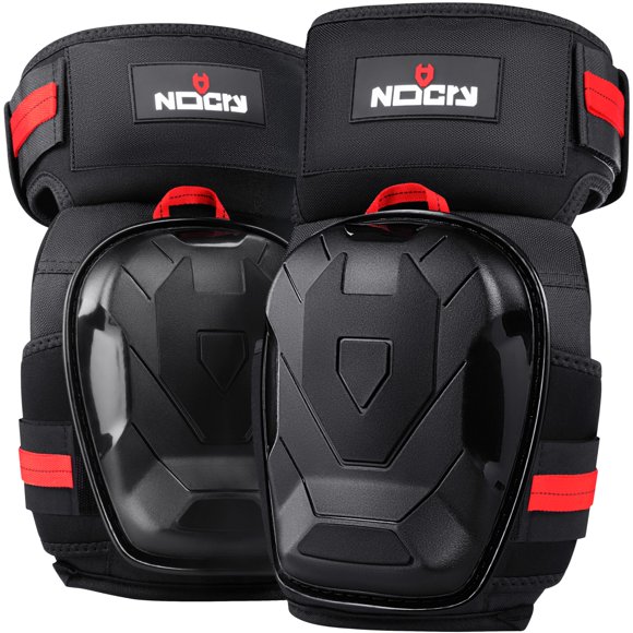 NoCry Professional Work Knee Pads for Men Construction with Ankle Support and Heavy Duty Anti-Slip Cap — Foam Cushion and Extra Thi