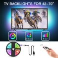 thumbnail image 2 of xianyou-TV Rétroéclairages LED, Bandes LED de 9,8 Pieds avec Télécommande pour TV de 46-60 Pouces, Rétroéclairages TV avec Bande de 3M, Alimenté par USB, 2 of 4