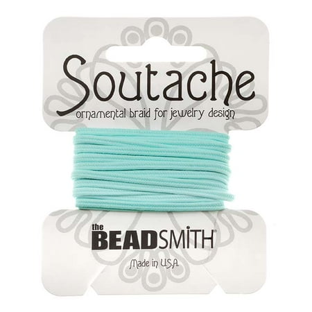 Soutache Cord - BeadSmith Soutache Braided Cord 3mm Wide - Marine Blue (3 Yards)