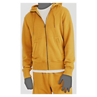 GAP Mens Fleece Arch Logo Full Zip Hoodie (XL, Blue) - Walmart.com