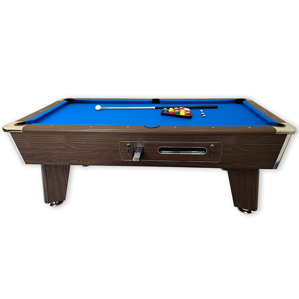 7FT Coin Operated Pool Table blue – Legend