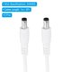 thumbnail image 3 of Uxcell Cable de extensión de poder DC de 5.5x2.5mm macho a macho de 3 pies, 6 piezas de adaptador de cable de 24AWG, color blanco, 3 of 6