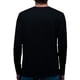 thumbnail image 2 of Playera Manga Larga Para Hombre De Algodón Pima y Tela Spandex Unbranded Co Long Sleeve Crew Neck Black L, 2 of 6
