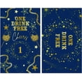 thumbnail image 5 of RXBC2011 One free drink ticket Drink Tokens Starry Night Drink Coupons Cards Vouchers for Party Christmas Halloween Anniversary Work Event Wedding Party Bar Pack of 100, 5 of 9