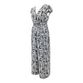 thumbnail image 4 of Ropa Playa Ocean Pacific para Mujer Jumpsuit Sin Manga Cuello V Estampado Geometrico Multicolor Talla G, 4 of 4