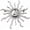 Silver, variant on Gold Sun Brooches Pin for Women Men,Fashion Sunbrust Suit Sweater Scarves Shawl Dress Lapel Pins