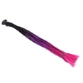 thumbnail image 3 of Motorcycle Helmet Dreadlocks, Motorcycle Helmet Hair, Helmet Braids Suction Cup Punk Style Motorcycle Helmet Pigtails Ponytail Gradient Color, 3 of 8