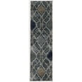 thumbnail image 2 of Radici USA 3797 Iseo Contemporary Gray Geometric Area Rug (2'2" x 7'7"), 2 of 2