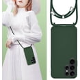 thumbnail image 4 of Crossbody Lanyard Phone case for Samsung Galaxy S20 FE 5G, Silicone Phone Cover with Adjustable Necklace Strap Soft Belt Neck Cord Lanyard Shockproof Protective Case - black, 4 of 14