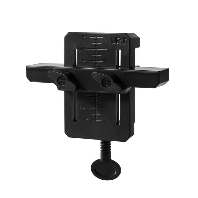 WHEANG Positionneur de Porte d'Armoire Réglable Matériel d'Armoire en Alliage d'Aluminium Matériel Polyvalent Outil de Menuiserie Haute Protection pour Alignement Sans Effort Porte d'Armoire Taille Unique Noir