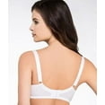 thumbnail image 2 of Paramour by Felina | Captivate Unlined Bra | Floral Lace Detail | 3 Section Cup (White, 32D), 2 of 2