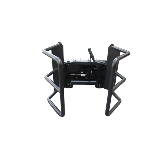 Hay Bale Squeeze Grapple Skid Steer Attachment 36''-80" for Round/Square Double-Cylinder