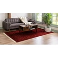 thumbnail image 2 of Unique Loom Tekke Tapis Zone Torkaman Surteint 6' x 9' Rectangle Rouge/noir, 2 of 4