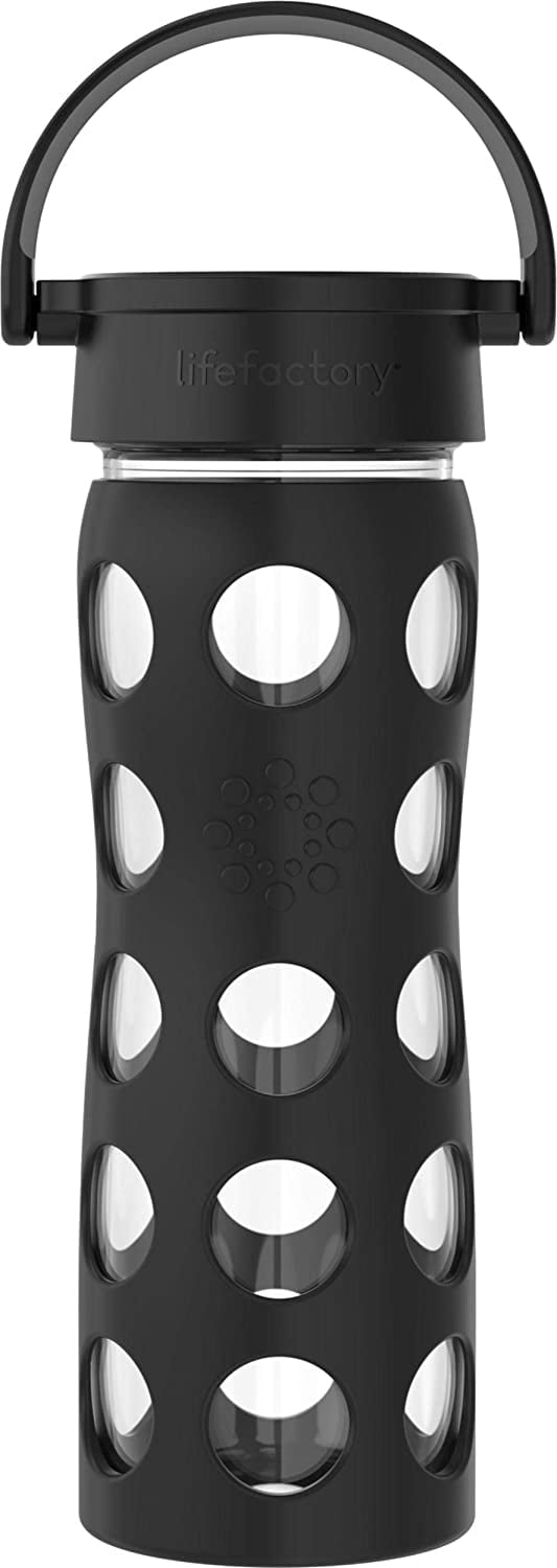 Lifefactory Glass Water Bottle with Classic Cap and Silicone Sleeve -  Desert Rose, 16 oz - Kroger