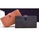 thumbnail image 3 of Portatarjetas de cuero para nombre comercial, elegante, duradero, 90 ranuras para tarjetas de crédito marrón Colcomx Portatarjetas, 3 of 6