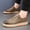 Khaki, variant on Men's Casual Fashion Sneakers  Low Top Platform Skate Shoes Comfortable Slip-On Walking Shoes with Elastic Laces Non-Slip Sole for Daily Work Travel Streetwear. |