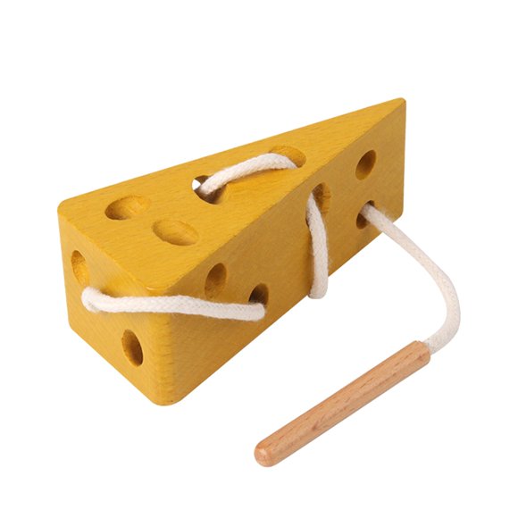 Bwiyojiz Educational Toys Puzzle Simulation Cheese Threading Rope Education Holiday Birthday Gift Toy, Gifts for Yourself