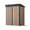 Brown-5x3FT, variant on 5'x3' Outdoor Storage Shed, Lofka Metal Storage Tool Shed with Single Lockable Door, for Bike| Garden Tools| Patio, Grey