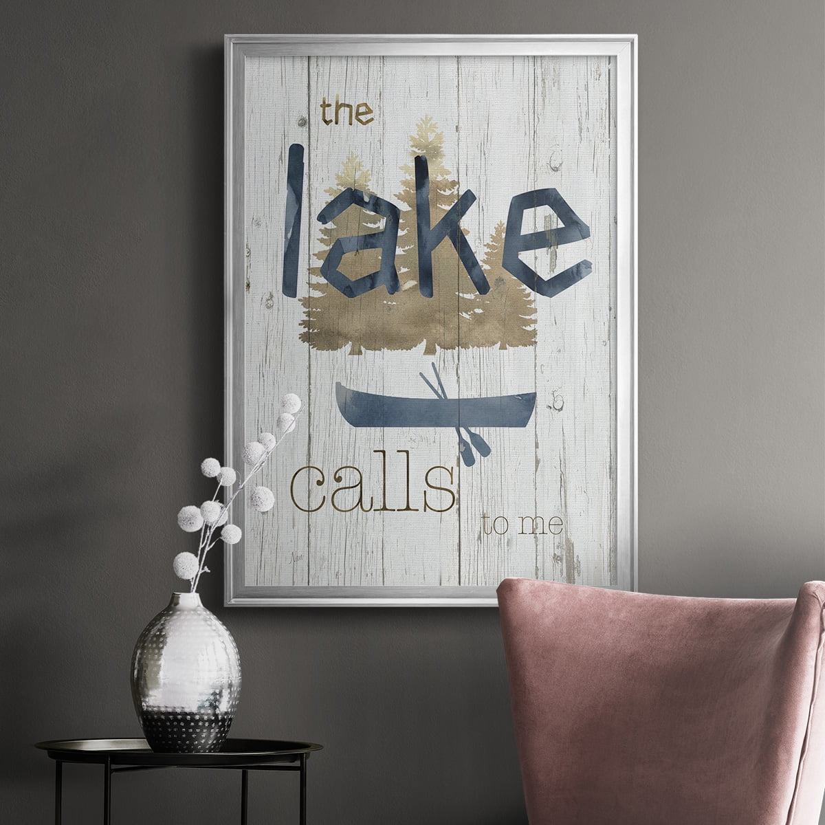 Lake Calls Me Premium Classic Framed Print - Ready to Hang