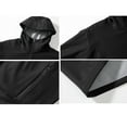 thumbnail image 5 of Royisotas Waterproof Jackets for Men Pockets Coats Winbreaker Long Sleeve Fleece Hooded Outdoor Mens Rain Jackets, 5 of 5